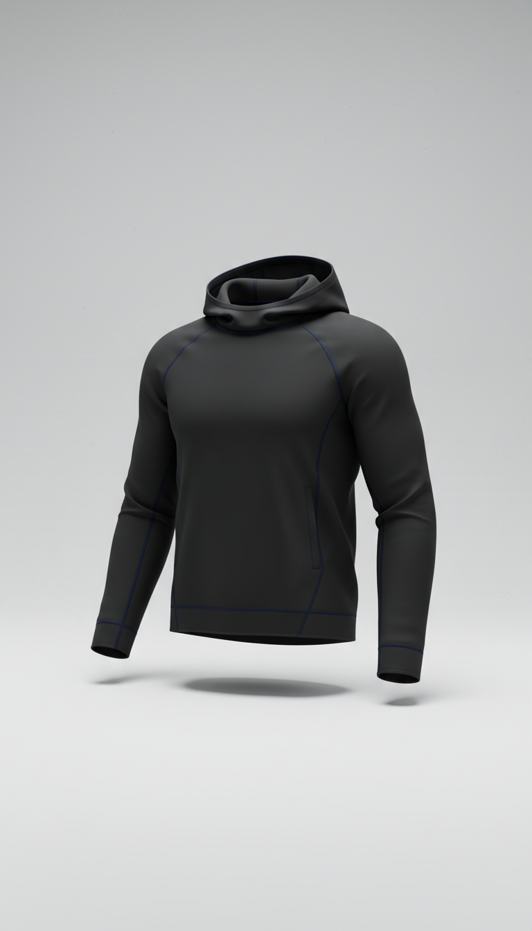 Matte Nylon Hooded Jacket