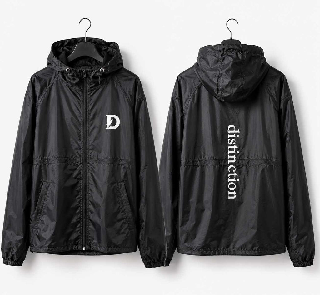 Distinction Lightweight Windbreaker — Black