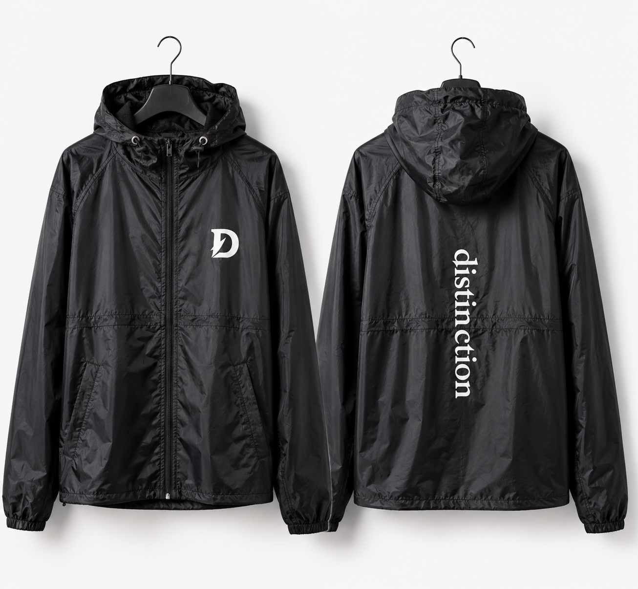 Distinction Lightweight Windbreaker — Black