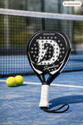 Black 'Signiture' Padel racket