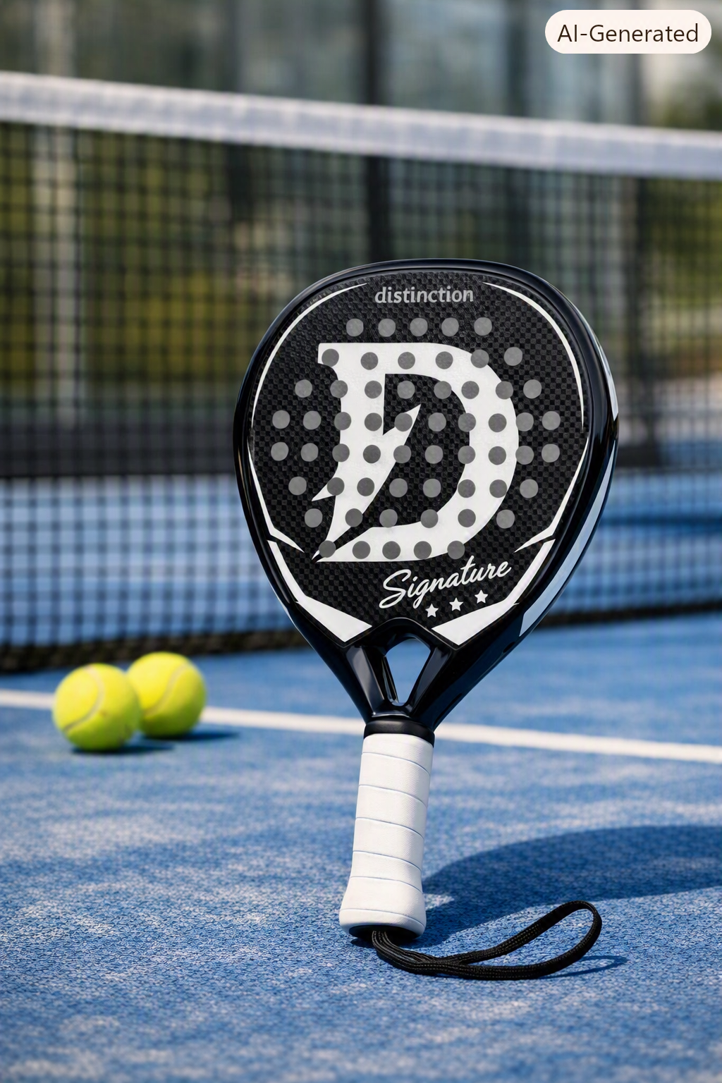 Black 'Signiture' Padel racket