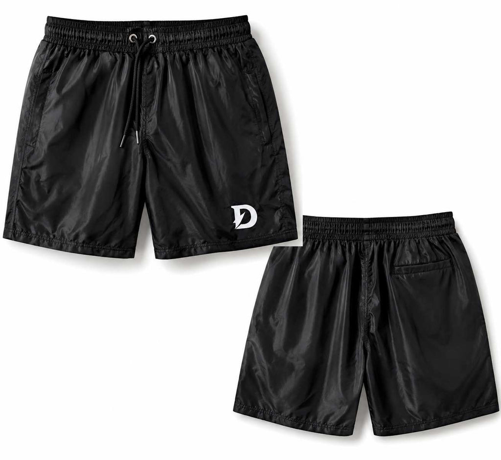 Distinction Swim Shorts — Black